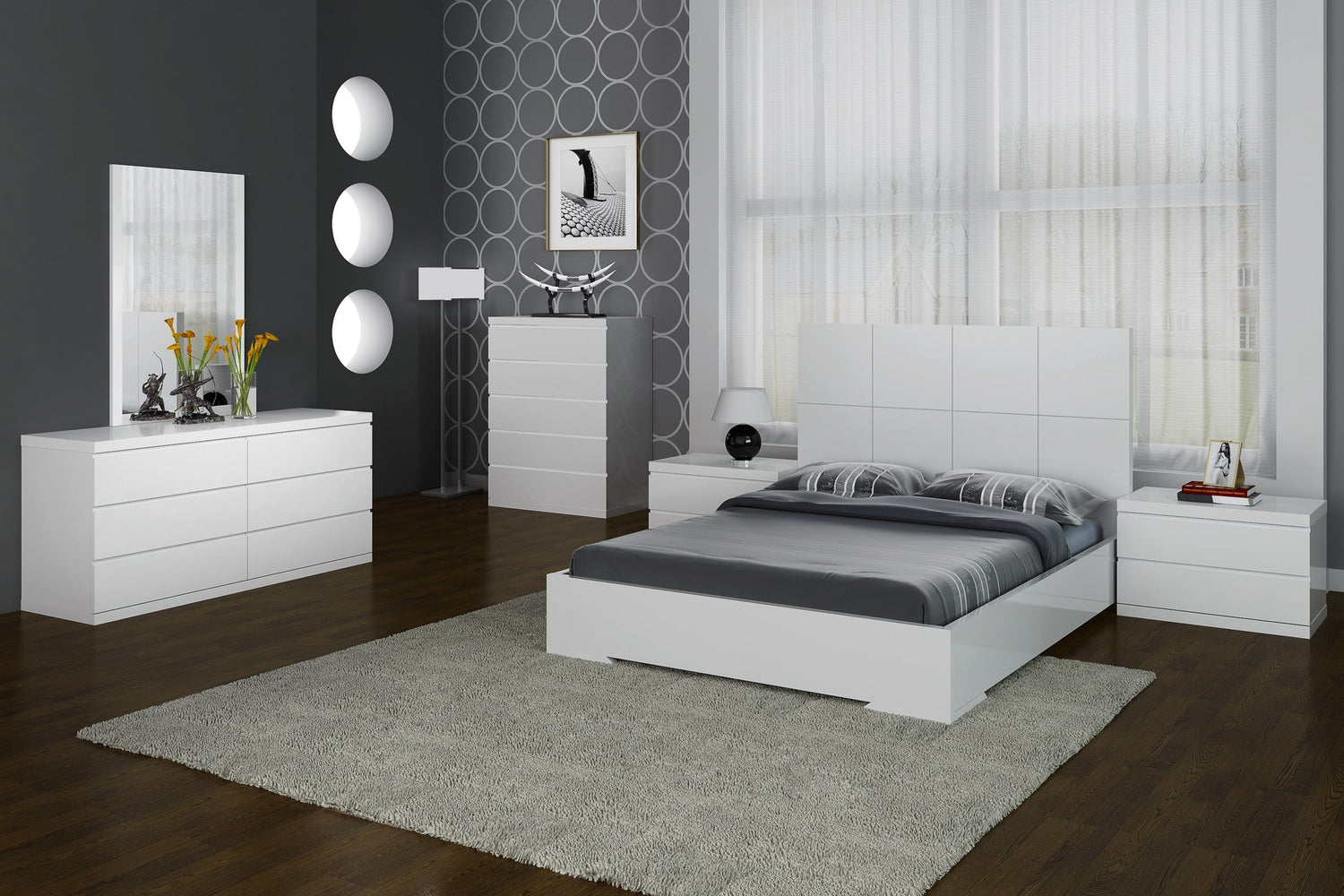Whiteline Modern Living Bedroom