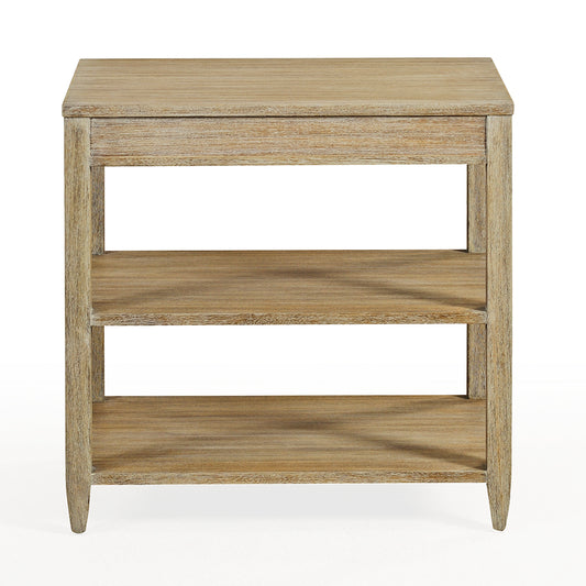 0975-09 - Wallace Side Table - Wide - Weathered Finish