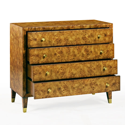 0985-22 - Beverly Chest- Rustic Burl Finish