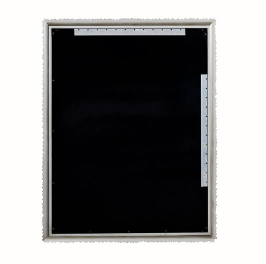 0995-18 - Oceanside Mirror - Silver, Clear Finish