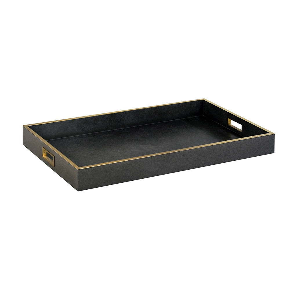 1230-33 - Tray Rectangle Large Serving - Charcoal