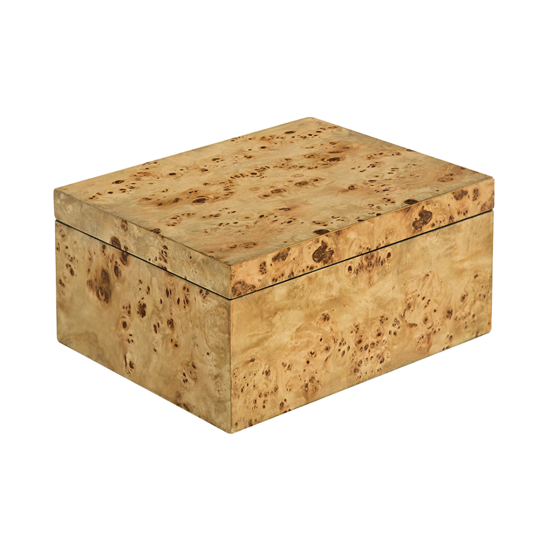 1361-40 - Burl Box Small - Natural Burl