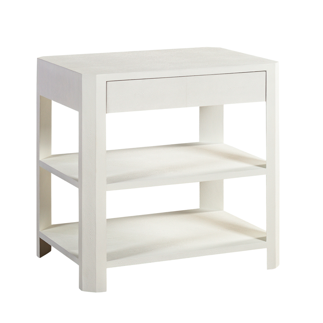 1382-51 - Sydney Side Table - Shagreen Finish