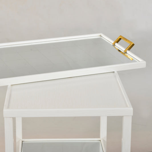 1405-02 - Alameda Serving Cart - Drift Finish