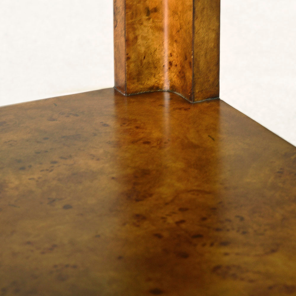 1407-22 - Cordova Side Table - Rustic Burl Finish