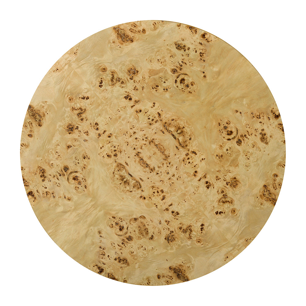 1419-40 - Carmel Side Table - Natural Burl Finish