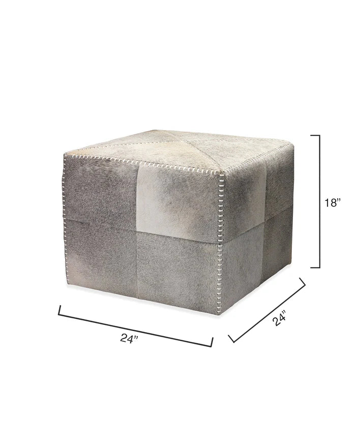 Ottoman, Large, Grey