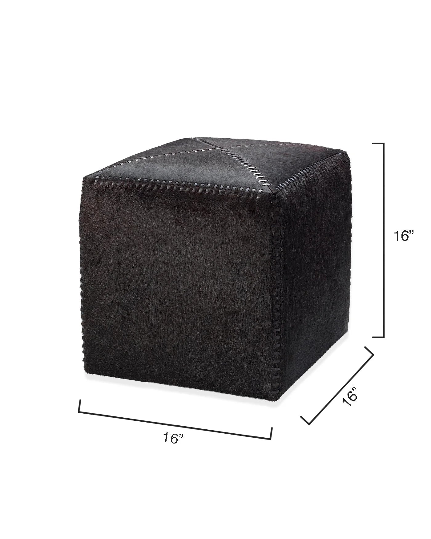 Ottoman, Small, Espresso