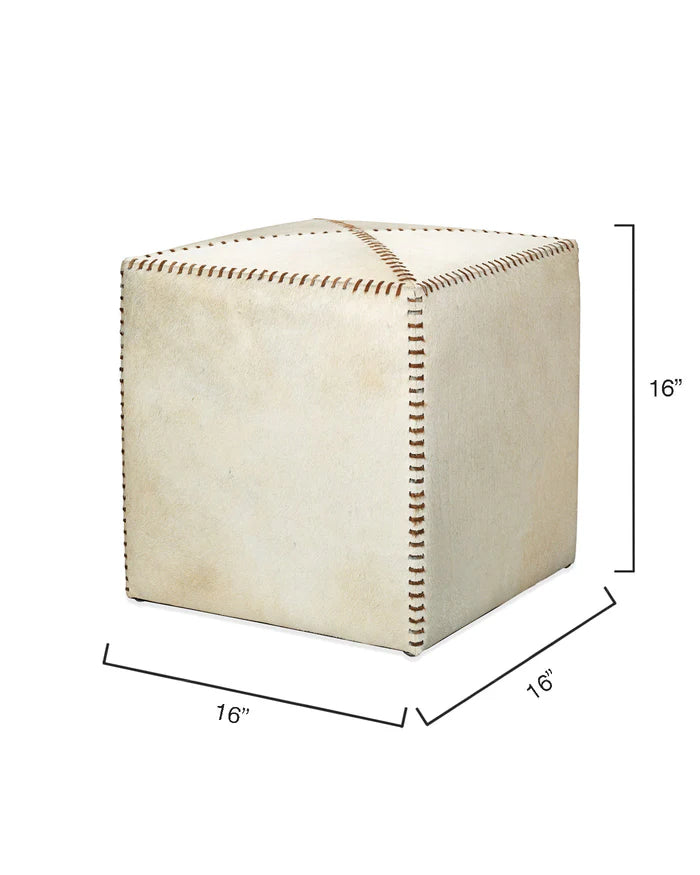 Ottoman, Small, White