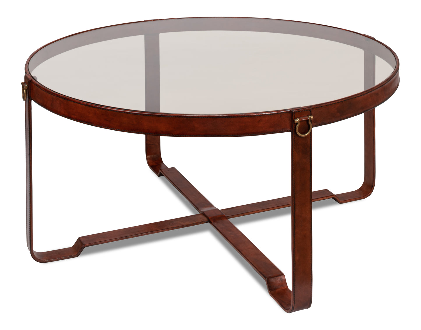 HARNESS ROUND COFFEE TABLE