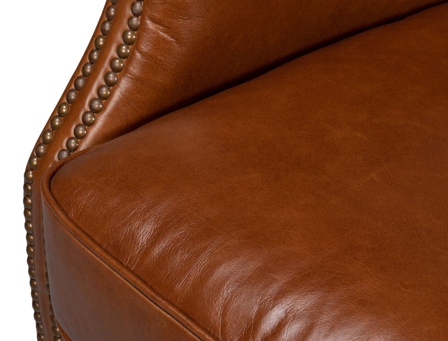 TOPEKA CHAIR, VINTAGE HAVANA LEATHER