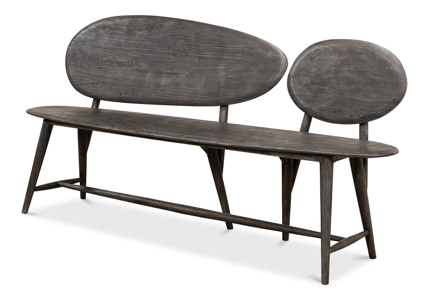 PEBBLE BENCH, GREY CONTEMPORARY