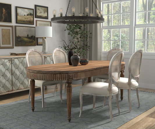 French Antique Reproduction Dining Table