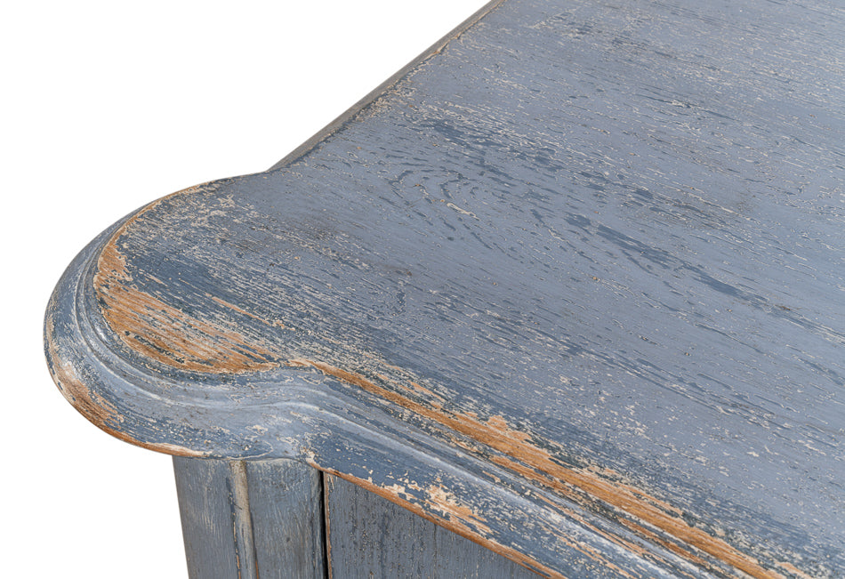 Columns Bowfront Sideboard Blue