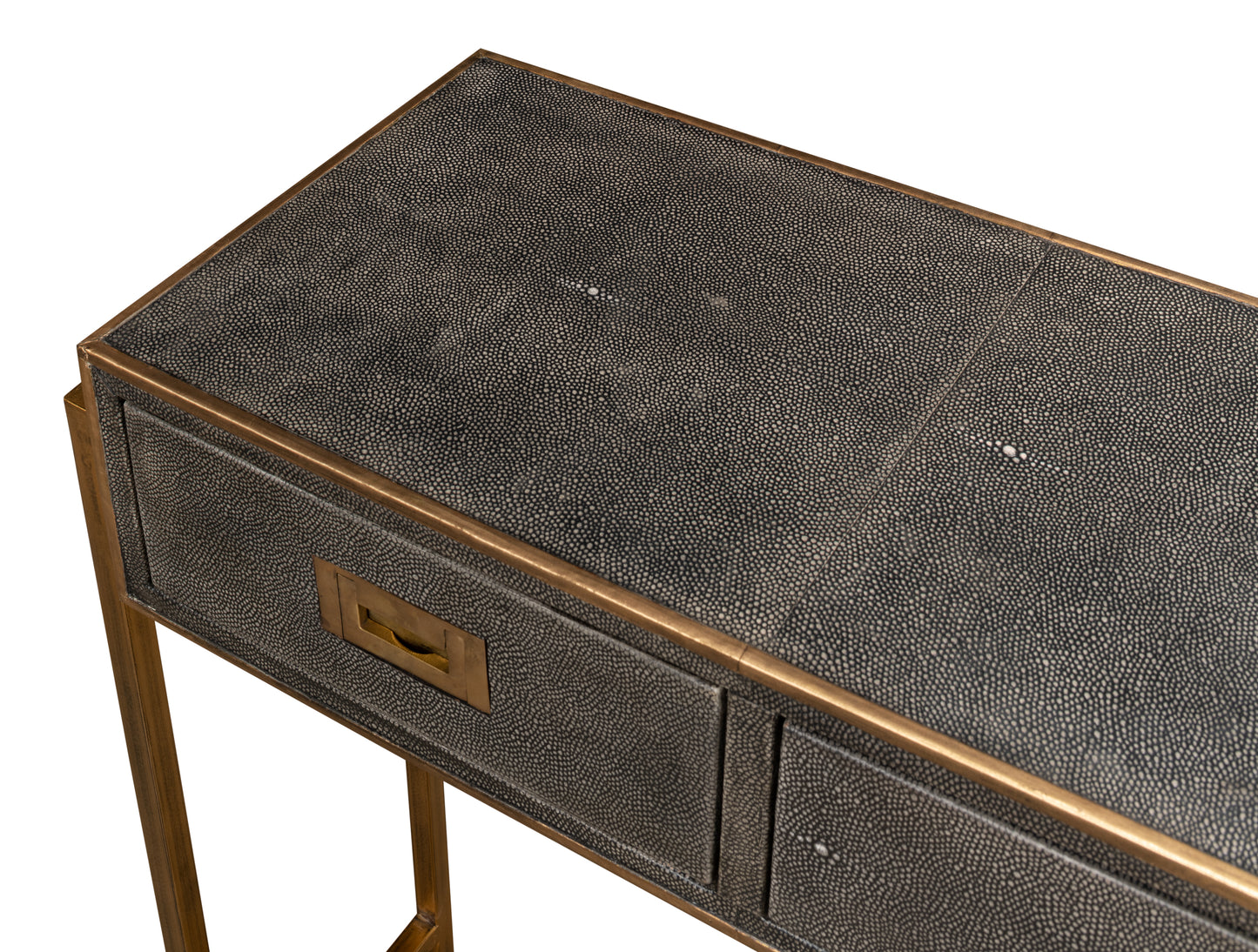 SHAGREEN GOLD & GRAY CONSOLE