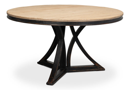 Flying Buttress Dining Table Antique Black