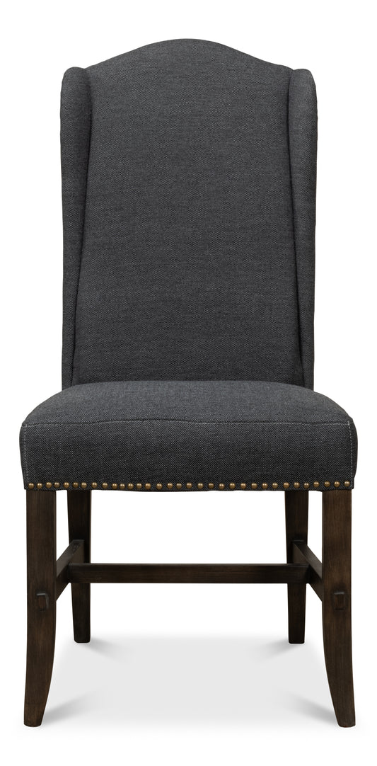 Black High Back Dining Chair