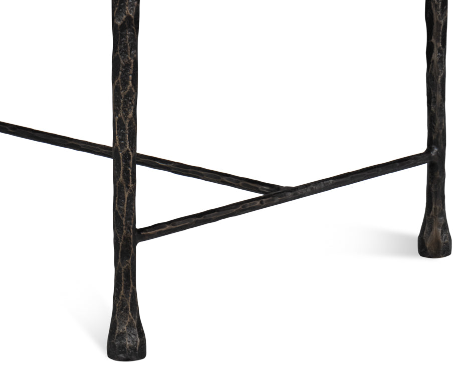 KINGS ROAD BENCH, LEATHER