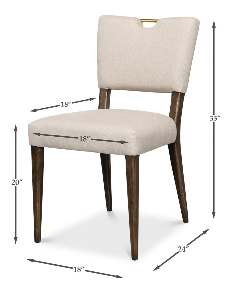 Landon Side Chair, Beige