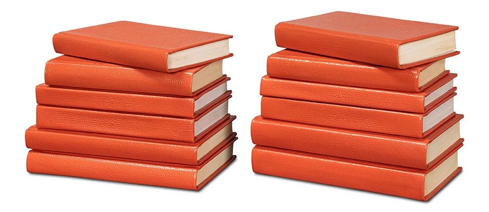 Shagreen Books, Set Of 12, Orangeade
