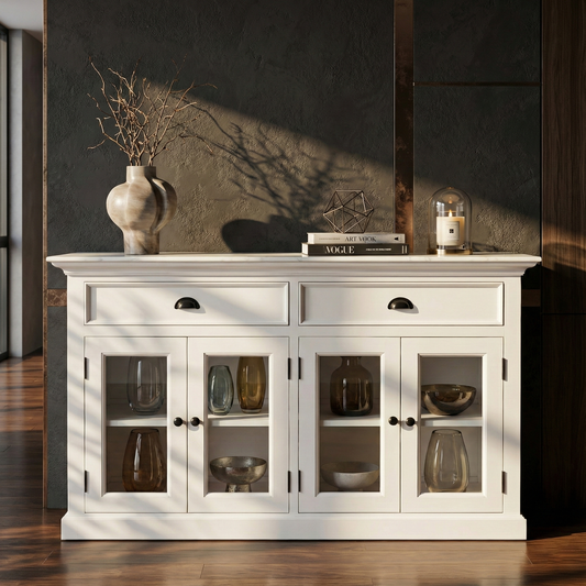 Halifax Classic Buffet With Glass Doors