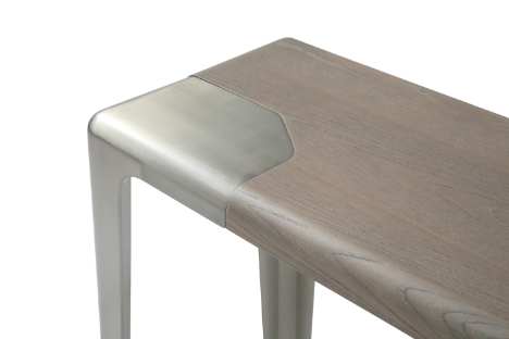 Elena Console - Light Grey