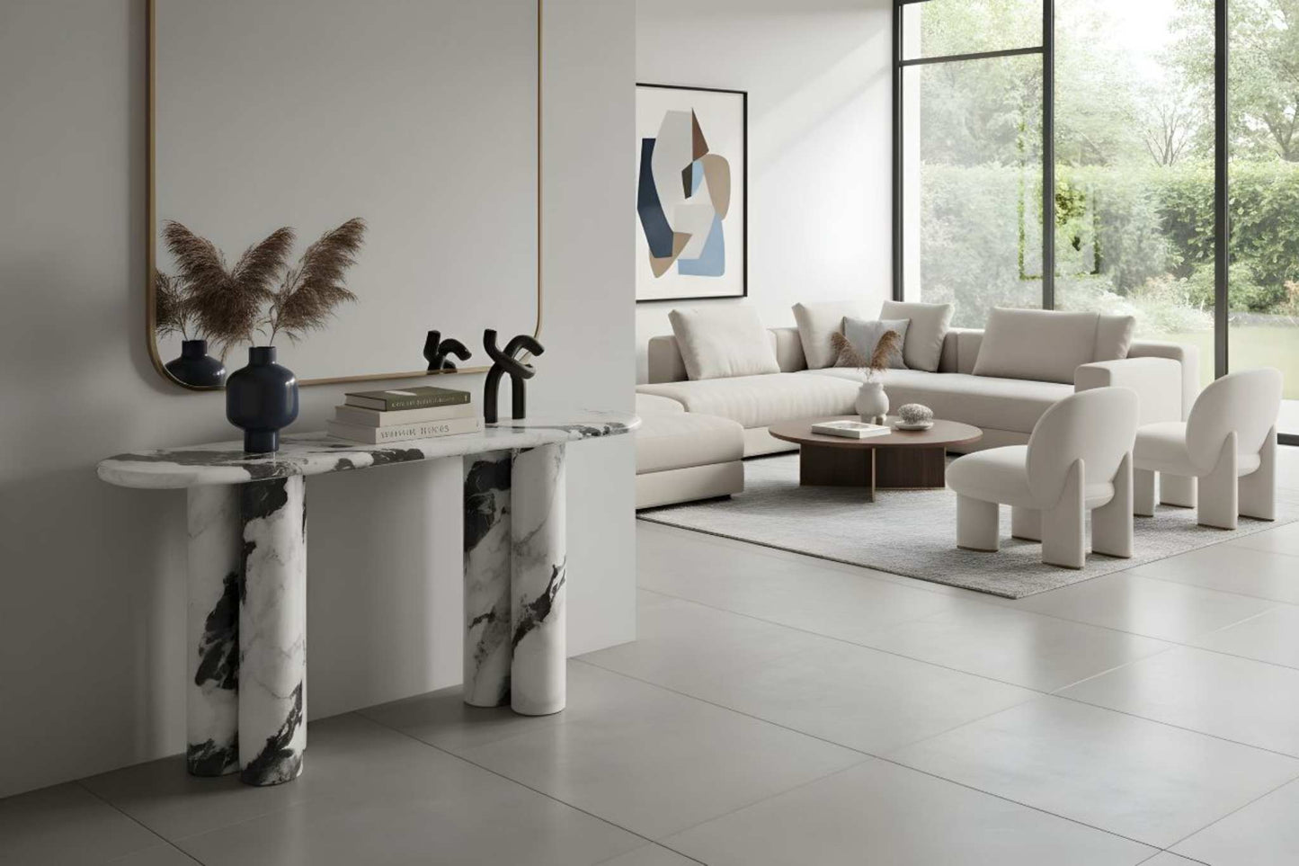 Bianco Console - White