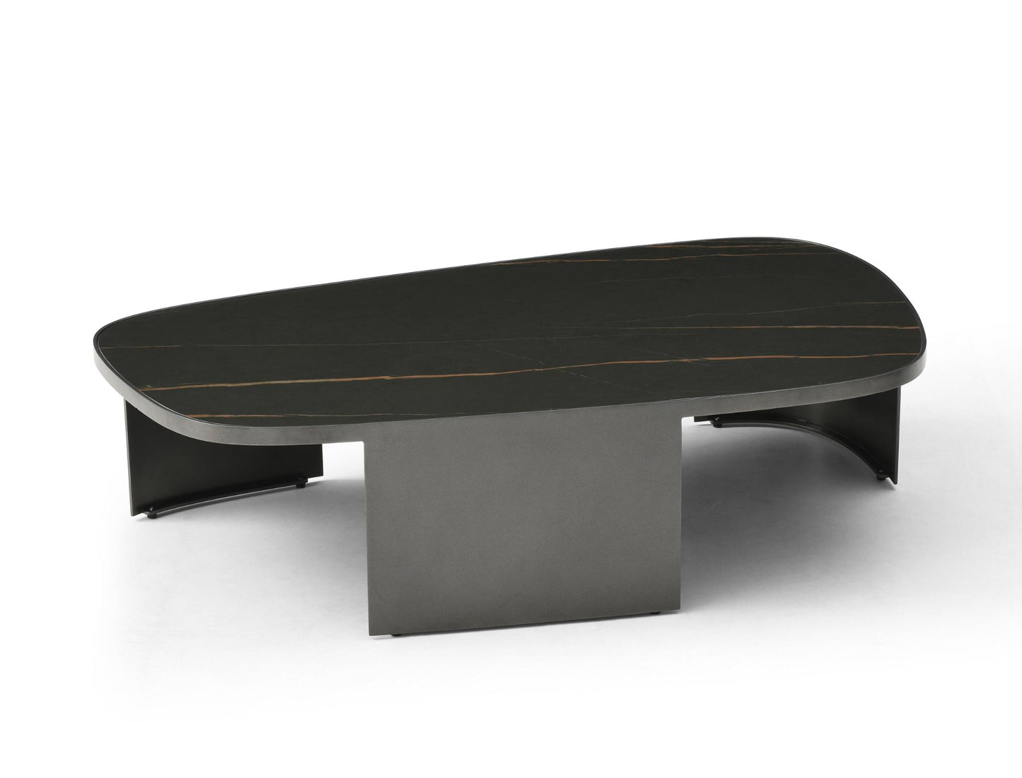 Tori Small Black And Gold Ceramic Coffee Table