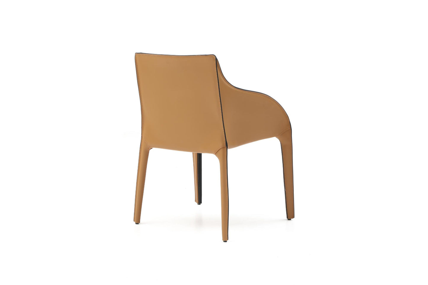 Emory Dining Armchair - Black/Brown