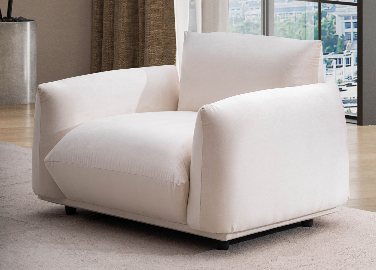 Solea Accent Chair - White