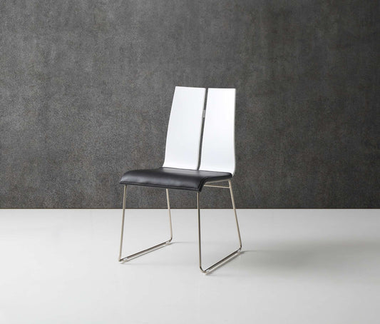 Lauren Dining Chair - White/Black