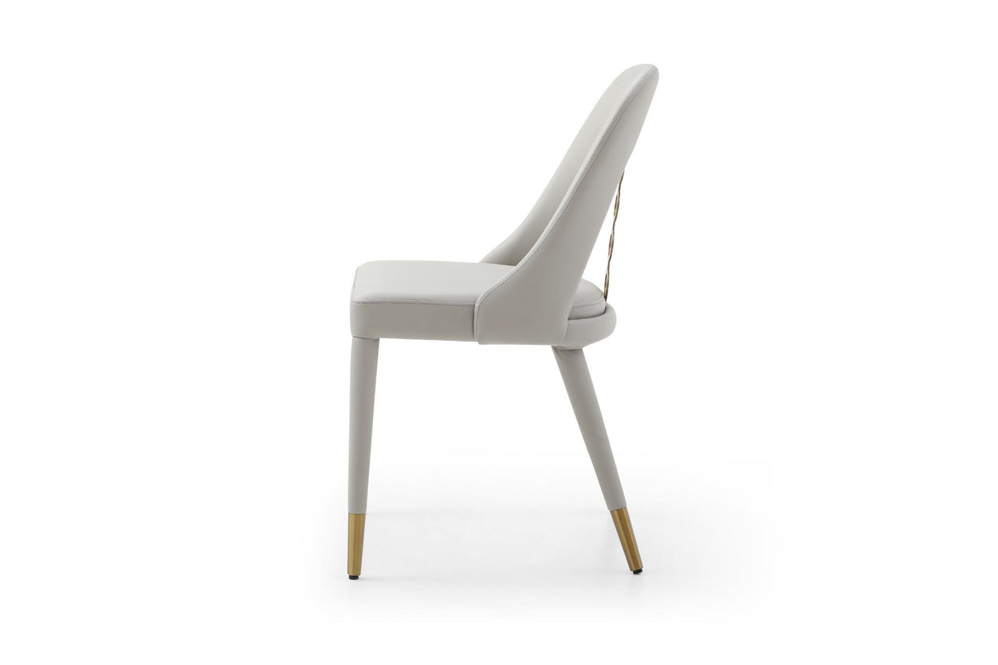 Liza Light Grey & Gold Dining Chair