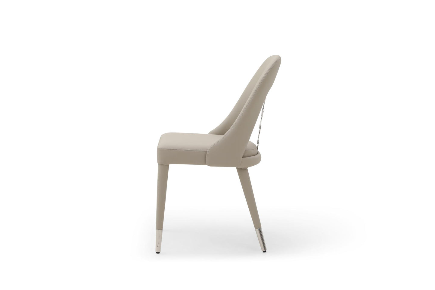 Liza Light Grey & Silver Dining Chair