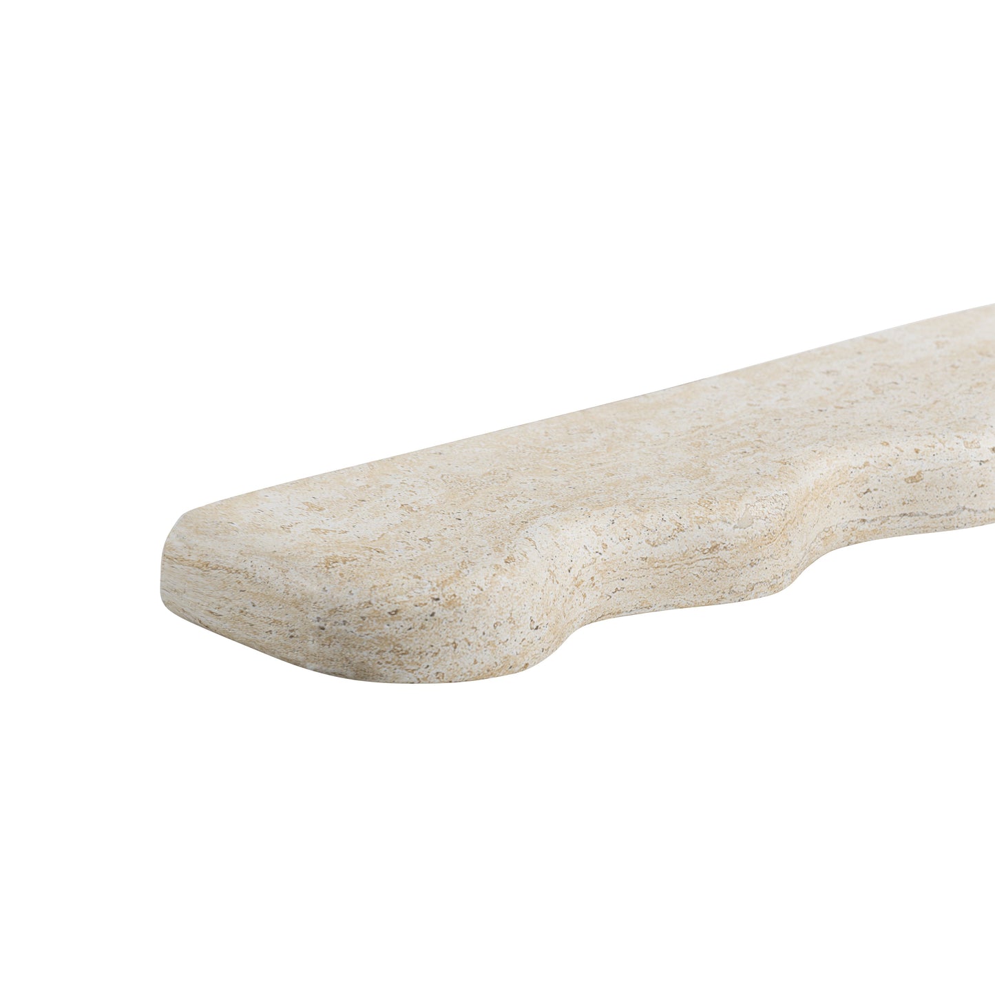 Swirl Wall Shelf 24''- Travertine