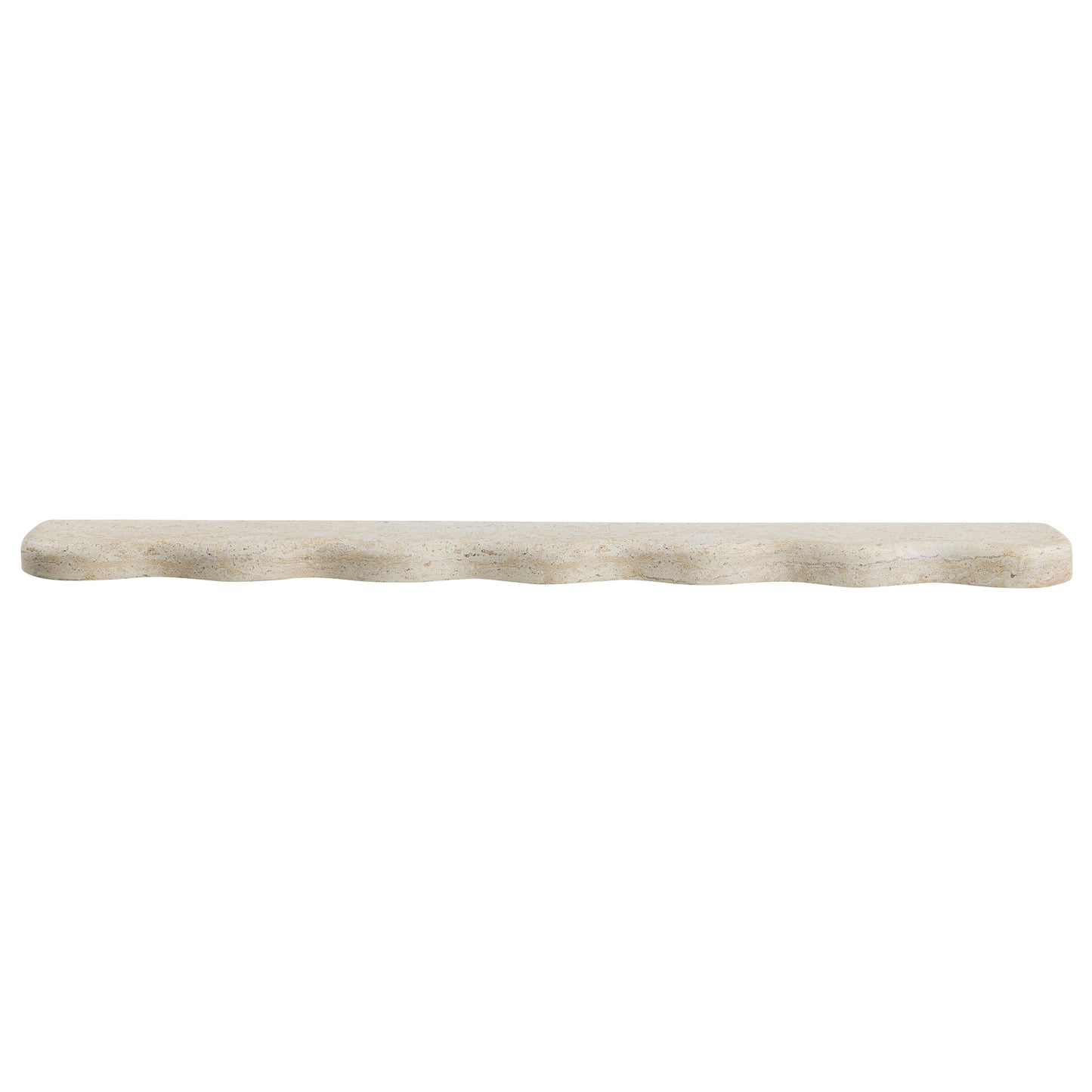 Swirl Wall Shelf 48''- Travertine