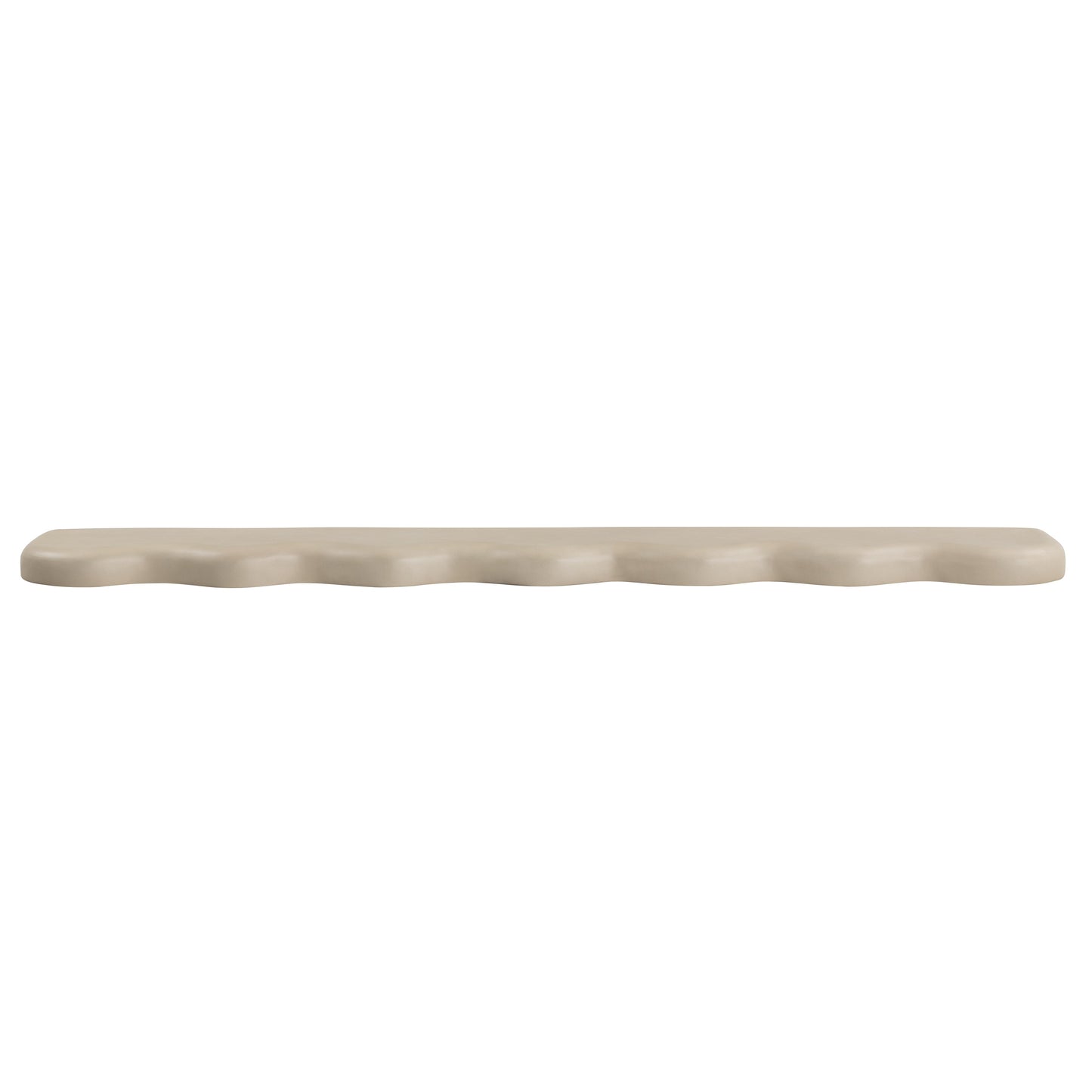 Swirl Wall Shelf 48''- Off White