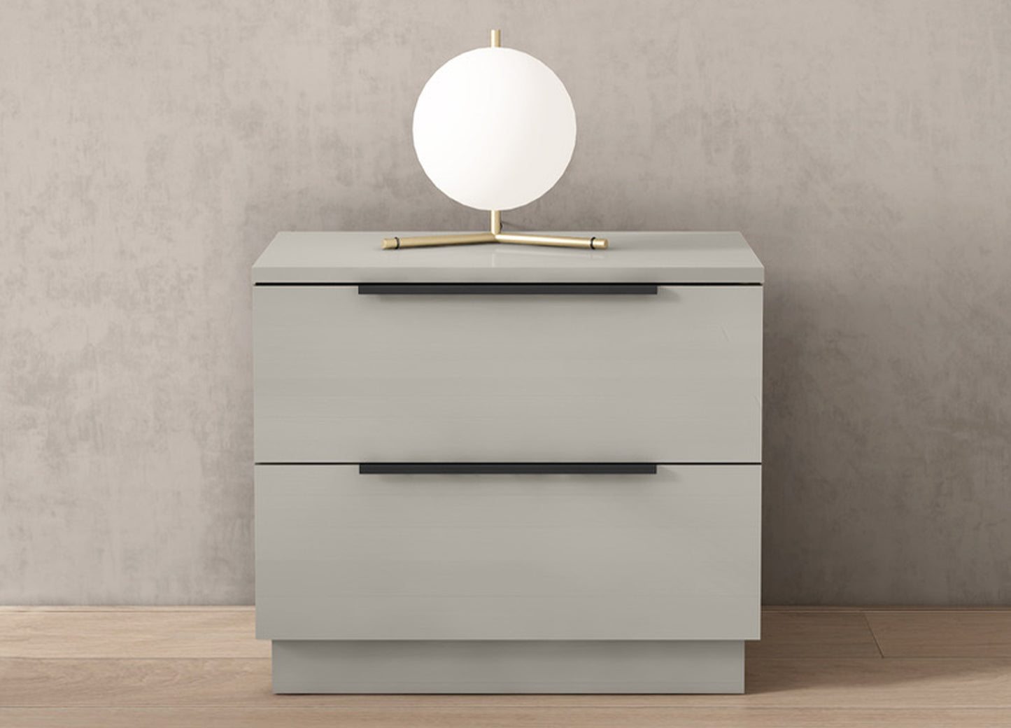 Damien Nightstand - Light Grey