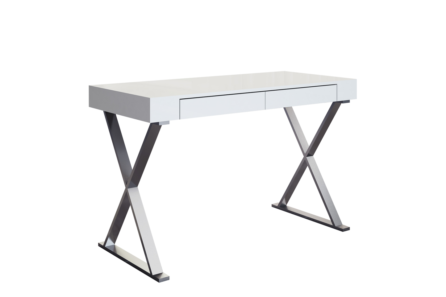 Elm Large Desk - White