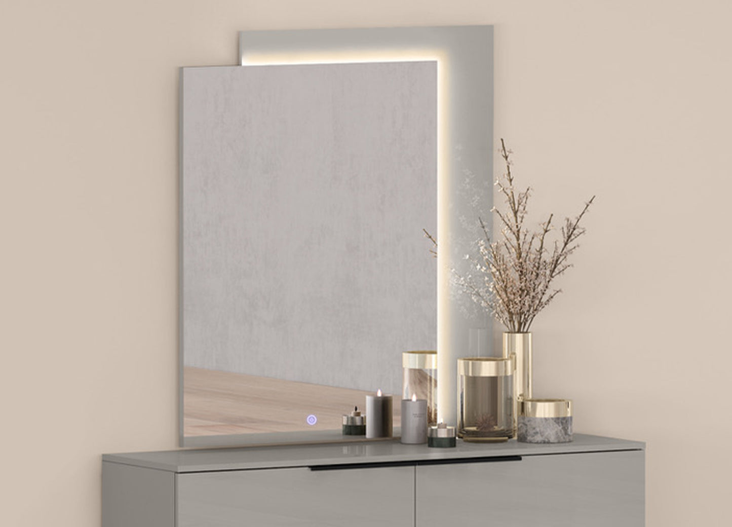 Damien Mirror - Light Grey