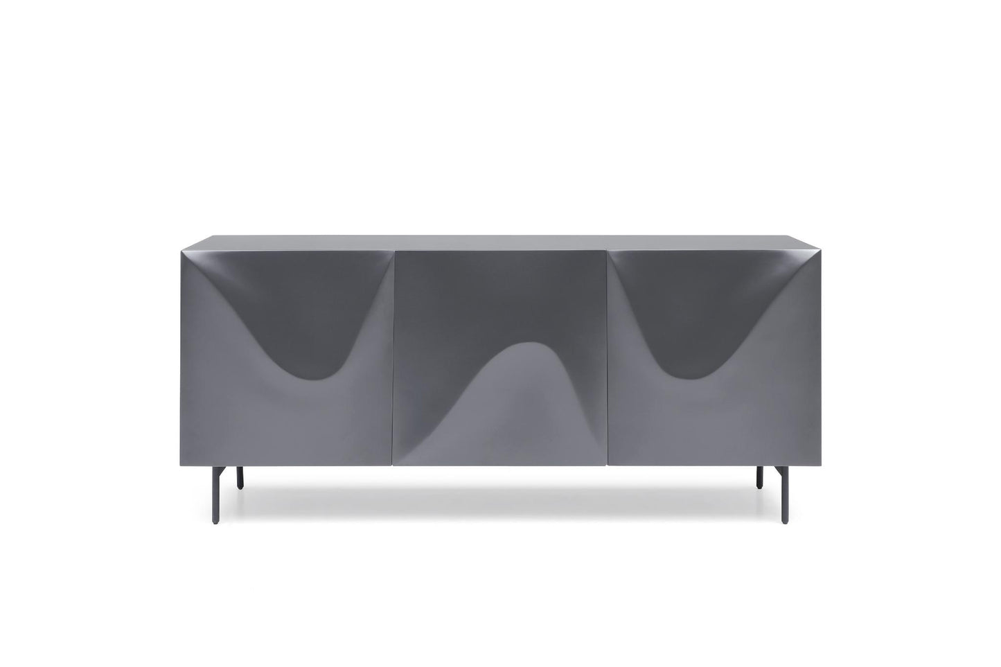 Kaya Buffet - High Gloss Dark Grey