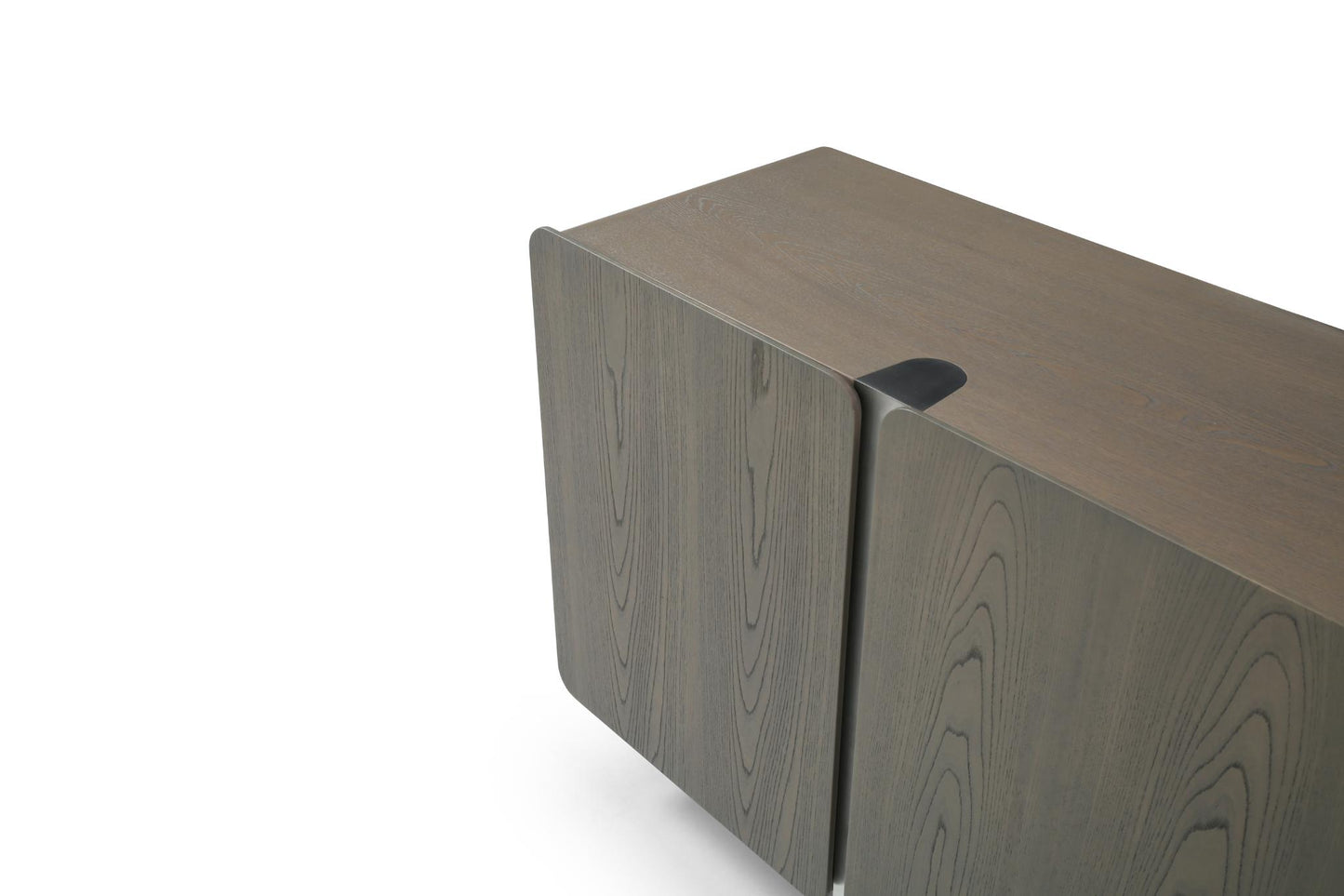 Elena Buffet In Light Grey Ash Veneer