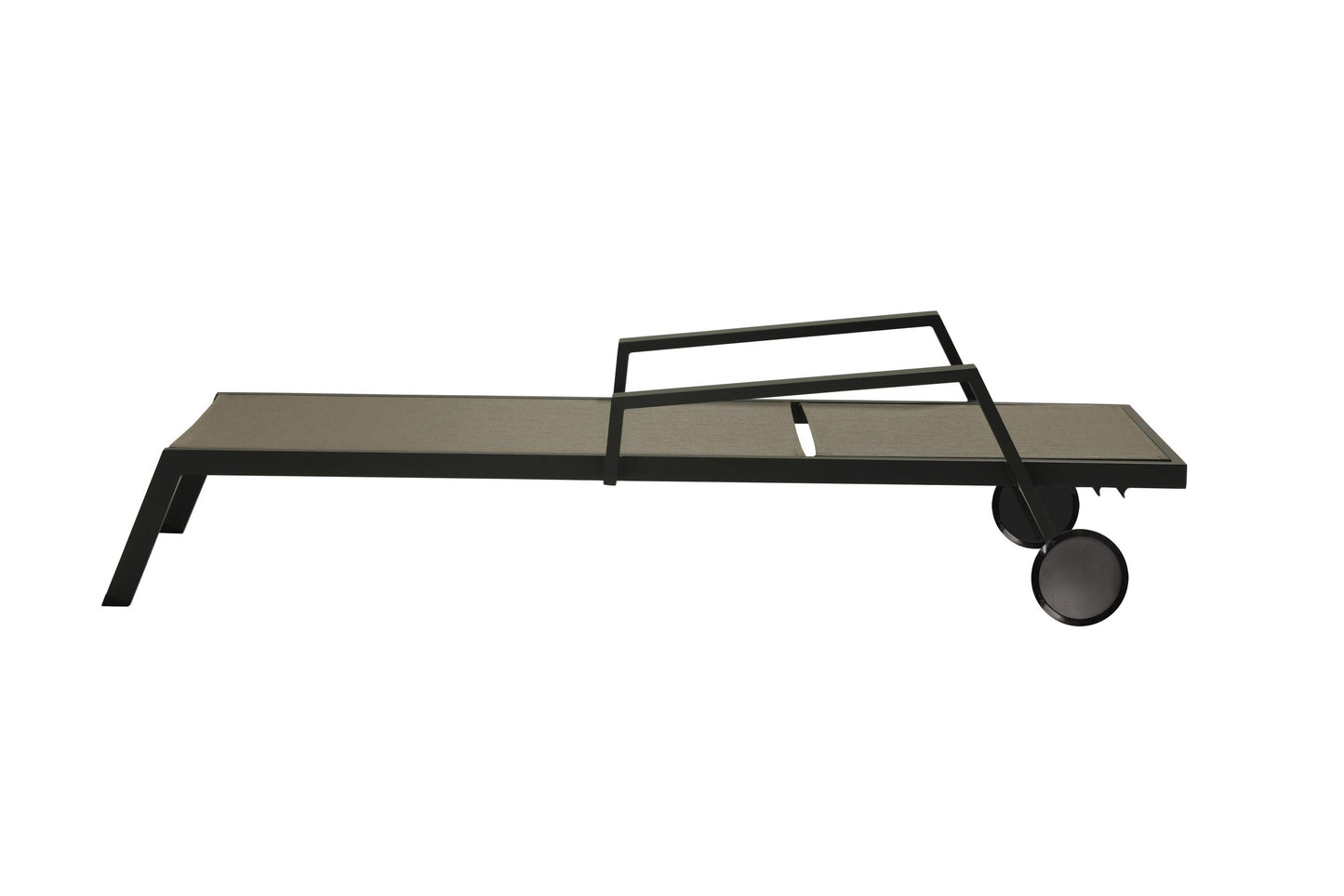 Bondi Outdoor Aluminum Chaise Lounge - Grey