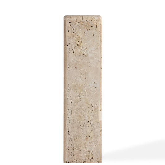 Delta Side Tables - Travertine - Large