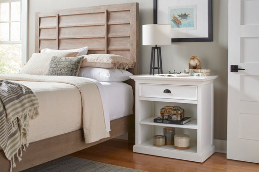 Bedside Table with Shelves