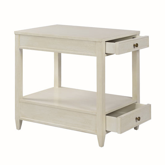 0973-02 - Weston Side Table - Narrow- Drift Finish