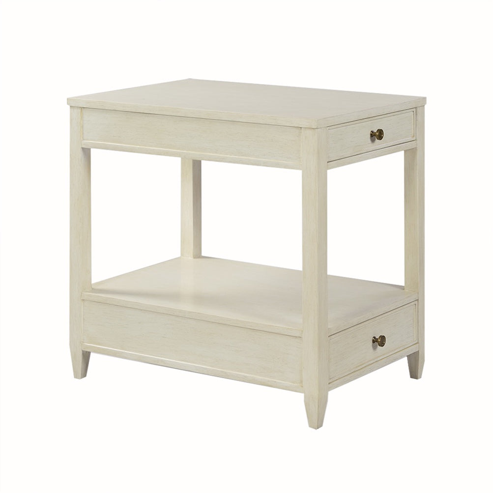 0973-02 - Weston Side Table - Narrow- Drift Finish