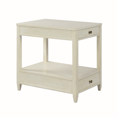 0973-02 - Weston Side Table - Narrow- Drift Finish