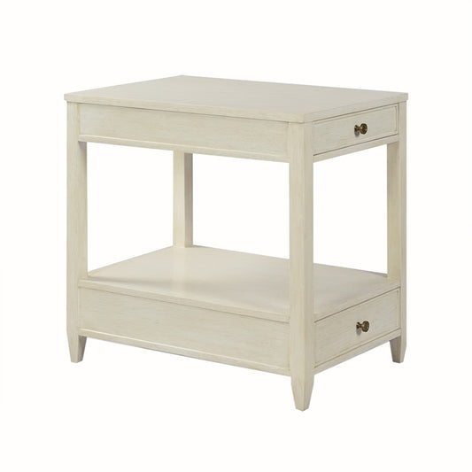 0973-02 - Weston Side Table - Narrow- Drift Finish