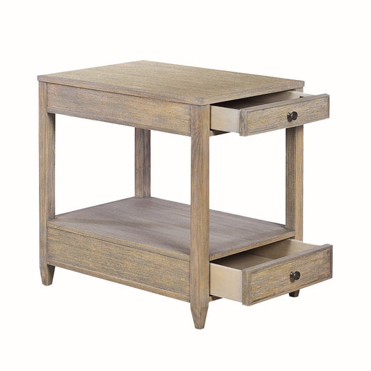 0973-05 - Weston Side Table - Narrow- Rabbit Finish
