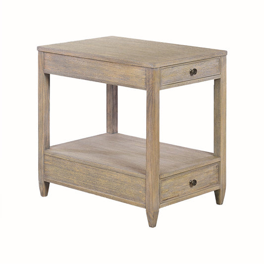 0973-05 - Weston Side Table - Narrow- Rabbit Finish
